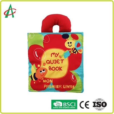 ISO BSCI Family Early Education หนังสือผ้า 3 มิติผ้าโพลีเอสเตอร์