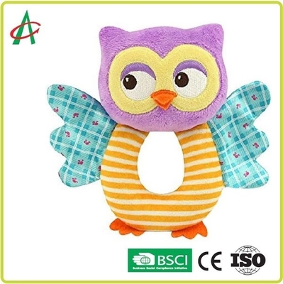 ของเล่นนกฮูกนุ่มสั่นสำหรับทารก