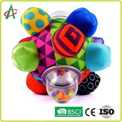 ลูกบอลสั่นสะเทือนสำหรับเด็ก 25 ซม. ผ้านุ่มพิเศษมาตรฐาน CPSIA