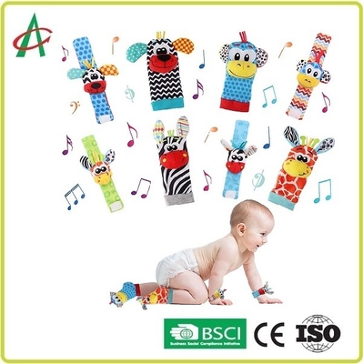 3.36 ออนซ์ Baby Plush Rattle, เขย่าเท้าและข้อมือ ASTM