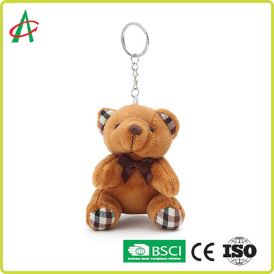 PP Cotton Filled มินิตุ๊กตาหมีพวงกุญแจ BSCI Certificated