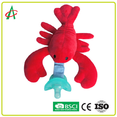 Pacifier Plush Toy Pacifier Clip ใบรับรอง CE / BSCI