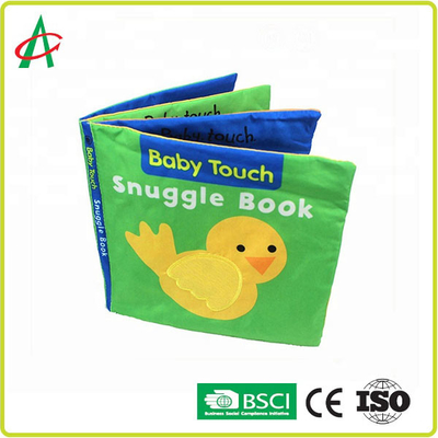 Snuggle Soft Books สำหรับทารกผ้าคอตตอน 18x18 ซม