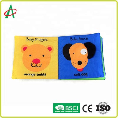 Snuggle Soft Books สำหรับทารกผ้าคอตตอน 18x18 ซม