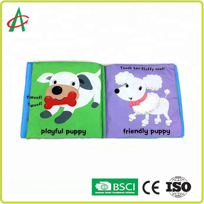 Snuggle Soft Books สำหรับทารกผ้าคอตตอน 18x18 ซม