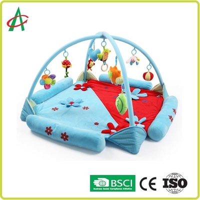 โรงยิมเด็กแรกเกิด 3D Rattle 92cmx55cm วัสดุอ่อนนุ่มปลอดสารพิษ