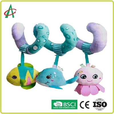 ของเล่นแขวน 5.3 ออนซ์สำหรับคาร์ซีทเด็ก 8.7 นิ้ว Ocean Animal