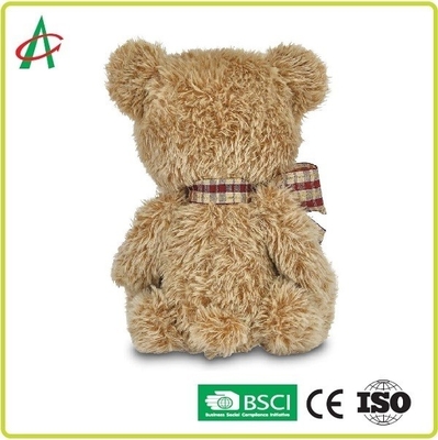 ตุ๊กตาหมีสีน้ำตาลขนปุย 10.5 "X 7" สำหรับของขวัญวาเลนไทน์