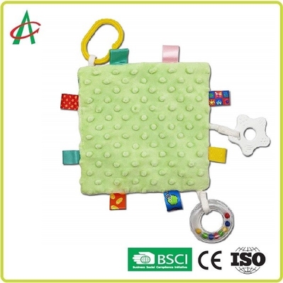 ผ้าขนหนูสำหรับนอนเด็ก 7.5 นิ้ว, ผ้าห่มนิรภัยแบบ Soft Appease Tag