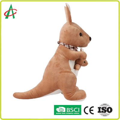 ASTM Baby Kangaroo ตุ๊กตาสัตว์ 8 นิ้วการประมวลผลที่กำหนดเอง