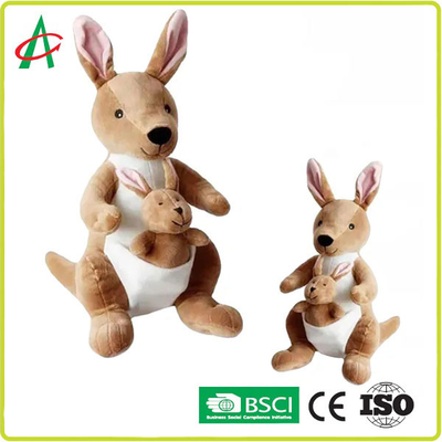 ASTM Baby Kangaroo ตุ๊กตาสัตว์ 8 นิ้วการประมวลผลที่กำหนดเอง