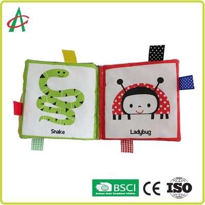 หนังสือกิจกรรมนุ่ม 3 มิติ 23 ซม. EN71 หนังสือผ้าสำหรับทารก