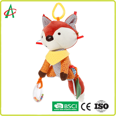 ตุ๊กตาเด็ก 25 ซม. สั่นเพลงสุนัขจิ้งจอกน่ารักเล่นมาตรฐาน EN71