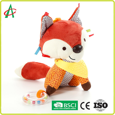 ตุ๊กตาเด็ก 25 ซม. สั่นเพลงสุนัขจิ้งจอกน่ารักเล่นมาตรฐาน EN71