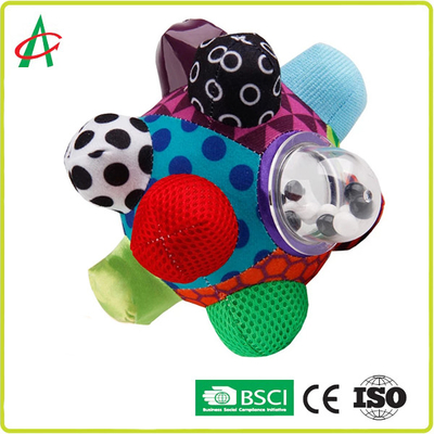 ลูกบอลสั่นสะเทือนสำหรับเด็ก 25 ซม. ผ้านุ่มพิเศษมาตรฐาน CPSIA