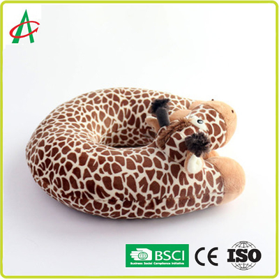 Angelber 30cm U Shape หมอนรองคอลายยีราฟลายการ์ตูนน่ารักสำหรับเดินทาง