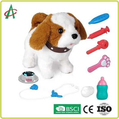9.8 '' Interactive Stuffed Puppy Walking เห่าร้องเพลง