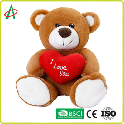 ตุ๊กตาหมี Angelber 33 ซม. กอดหัวใจ Super Soft 100 วัสดุปลอดภัย