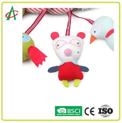 Baby Car Seat Spiral Toy 40X28CM ผ้าฝ้าย PP สด 100%