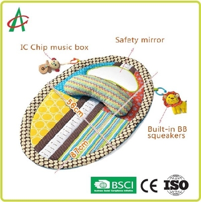 87x56cm แผ่นรองเล่นสำหรับเด็กซักได้, CPSIZ Newborn Tummy Time Mat