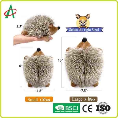 Angelber Squeaky Hedgehog Dog Toy 3.5 "7" For Chewing And Playing