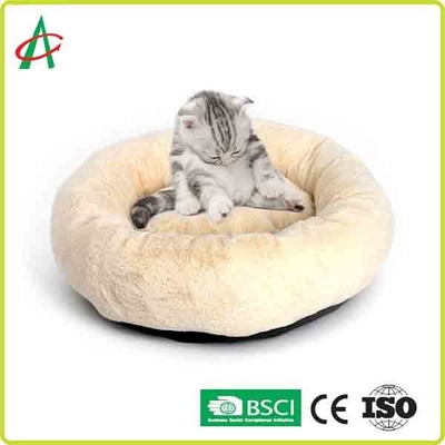 ของเล่นตุ๊กตาสัตว์เลี้ยงขนาด 31.5 นิ้วเตียงสุนัขนุ่มฟูนุ่ม CPSIA แบบกลม