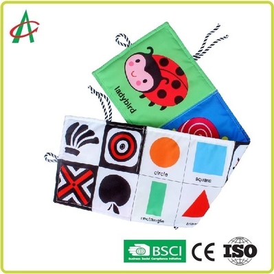 หนังสือประสาทสัมผัสนุ่ม 58.5 ซม. พับได้สำหรับทารกซักเครื่องได้