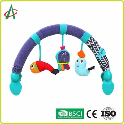L67cm Spiral Pram Toy รถเข็นเด็กทารกพร้อม BB Squeaker