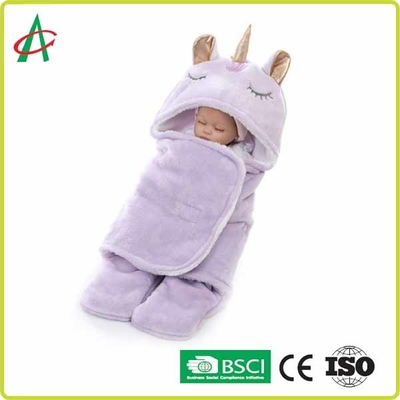 ถุงนอนหมอนสักหลาดยูนิคอร์น 65x75 ซม. พร้อมเวลโครสำหรับทารก