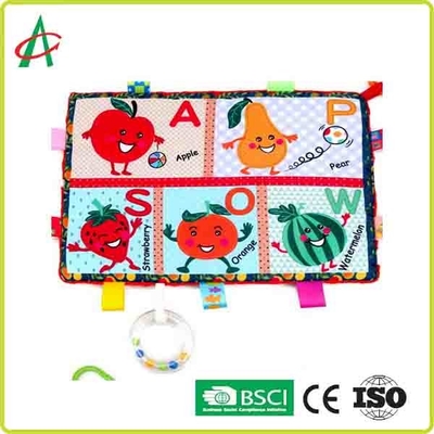 BSCI 29.7x21cm Baby Comforter Toy นุ่มพิเศษพิมพ์ผลไม้และสัตว์