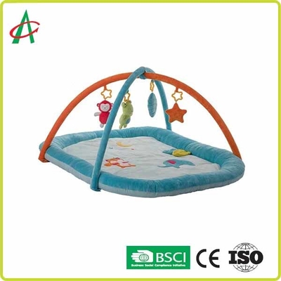 กิจกรรมเด็กพกพาที่ซักได้โพลีเอสเตอร์ 100% Play Gym Mat เด็กวัยหัดเดิน
