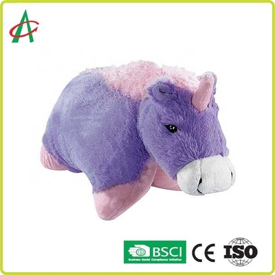 หมอนตุ๊กตานุ่มรูปสัตว์ Chenille ล้างทำความสะอาดได้ปลอดสาร BPA