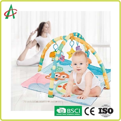CPSC Non Slip Washable Baby Tummy Time Mat สำหรับการพัฒนาองค์ความรู้