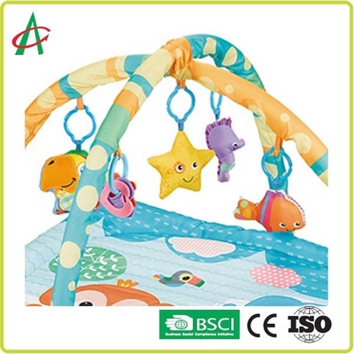 CPSC Non Slip Washable Baby Tummy Time Mat สำหรับการพัฒนาองค์ความรู้