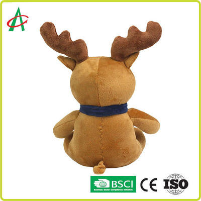 CPSC ตุ๊กตากวางเรนเดียร์จมูกแดงสูง 20 ซม. พร้อมเสื้อยืดและผ้าพันคอ