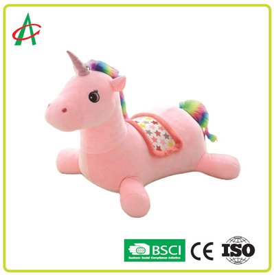BSCI BPA ฟรีหมอนของเล่นตุ๊กตายูนิคอร์นล้างทำความสะอาดได้