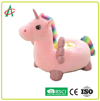 BSCI BPA ฟรีหมอนของเล่นตุ๊กตายูนิคอร์นล้างทำความสะอาดได้