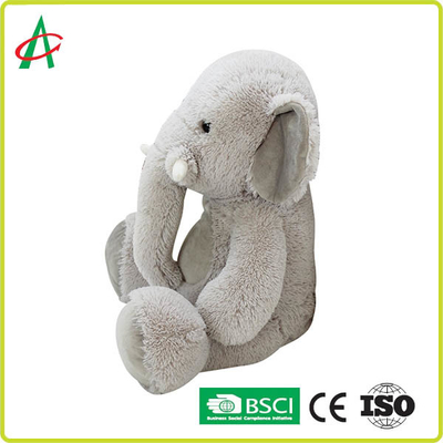 ตุ๊กตาช้างยัดไส้ตุ๊กตาช้างสีเทา 30 ซม. OEM ที่ยอมรับได้