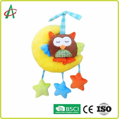 EN71 ไม่มีการระคายเคืองแขวน Moon และ Star Baby Plush ของเล่น