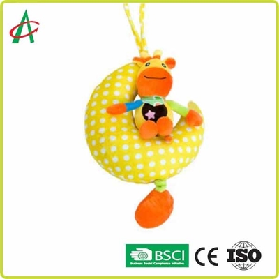 EN71 ไม่มีการระคายเคืองแขวน Moon และ Star Baby Plush ของเล่น