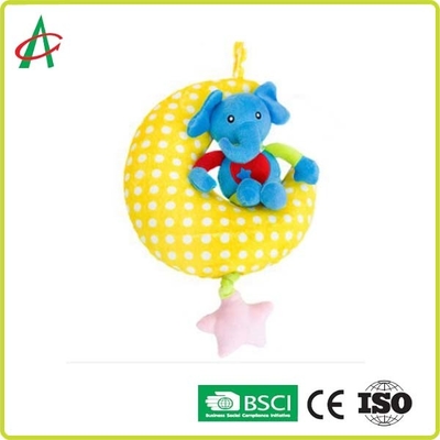 EN71 ไม่มีการระคายเคืองแขวน Moon และ Star Baby Plush ของเล่น