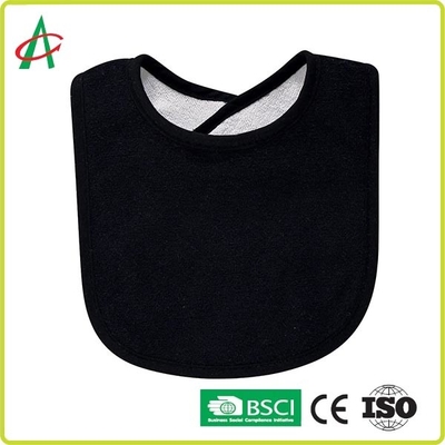 ผ้าฝ้าย 100% ดูดซับ Unisex Baby Drool Bibs พร้อม Snap ปรับได้