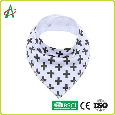 ODM Handcrafted Stitching ผ้าฝ้ายอินทรีย์ Unisex Baby Bibs