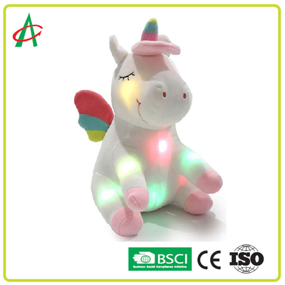 Music & Light Up Unicorn Soft Plush Toy ของขวัญยัดไส้สัตว์