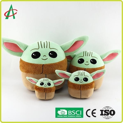 10 13 20 26 ซม. ความสูง PP Cotton Stuffing Yoda Plush Toy For Kids