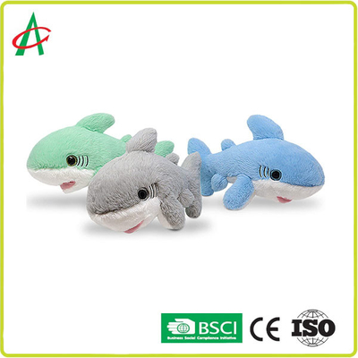 CPSIA Bisphenol A ฟรี 3 สี Plush Shark Toy