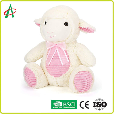 ไม่ระคายเคือง 20 ซม. PP Cotton PV Velvet Sheep Plush Toy
