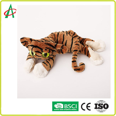 น่ารัก 14 '' ขนนุ่มเหมือนผ้าไม่มีการระคายเคืองเสือ Plush Toy