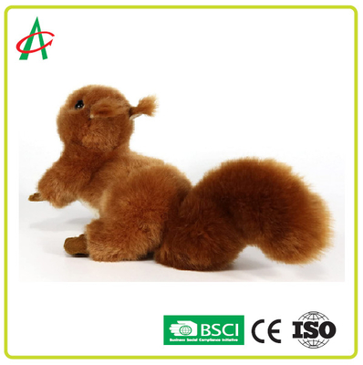 Angelber Squirrel ตุ๊กตาของเล่น 20 ซม. พร้อมหางขนยาว